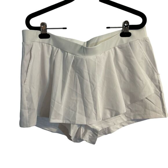 Fabletics Cognac Skirt White Active Skort White Size XL NWOT - Picture 6 of 13